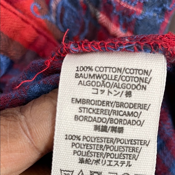 Free People Flannel Academia Preppy Magical Plaid Button-Up Women's M Shirt - Picture 10 of 11